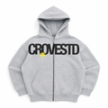 Crove Light Gray Zip Up